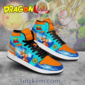 Goku Air JD 1 High Top Custom Shoes