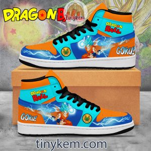 Goku Air JD 1 High Top Custom Shoes2B2 uCPmx