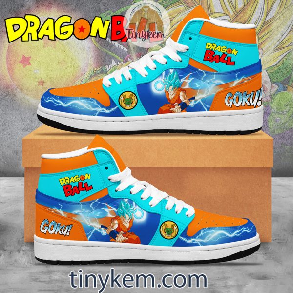 Goku Air JD 1 High Top Custom Shoes