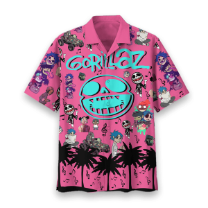 Gorillaz band Hawaiian Shirt