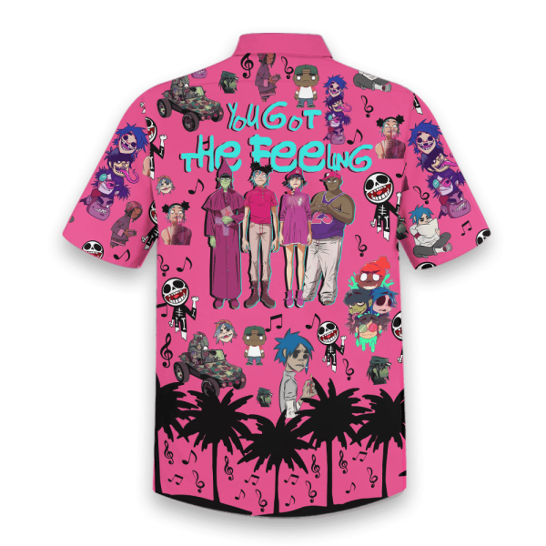 Gorillaz band Hawaiian Shirt