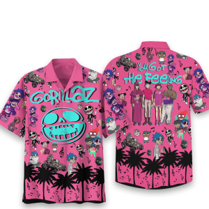 Gorillaz band Hawaiian Shirt2B3 7e6KV