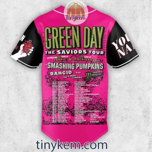 Green Day Customized Baseball Jersey The Saviors Tour 20242B3 mzMT5