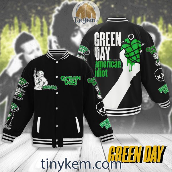 Green Day Tour Baseball Jacket