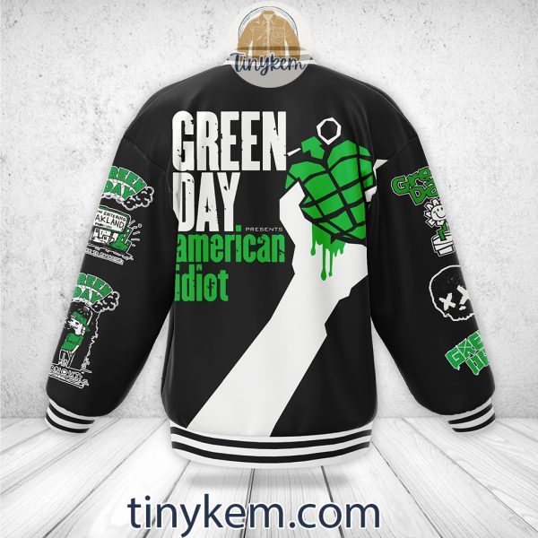 Green Day Tour Baseball Jacket