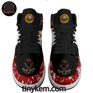 Guns N Roses Air Jordan 1 High Top Shoes 2 InNAy