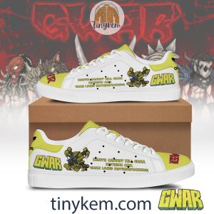 Gwar Leather Skate Low Top Shoes2B3 J4Eyp