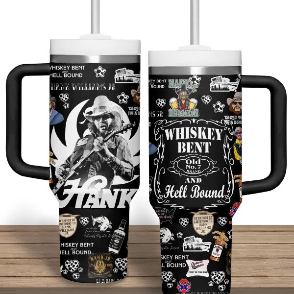 Hank Williams 40Oz Tumbler With Handle