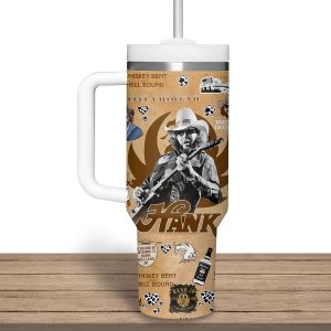 Hank Williams 40Oz Tumbler With Handle2B3 EBnZN