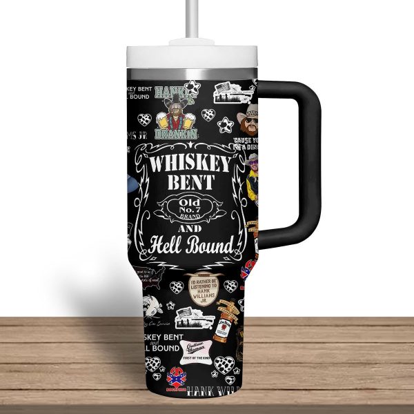 Hank Williams 40Oz Tumbler With Handle