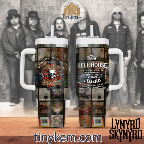 Hell House 40Oz Tumbler: Ceblerating 50 Years of Lynyrd Skynyrd