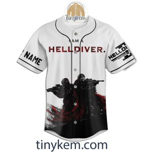 Helldiver Customized Baseball Jersey2B2 eNWWJ