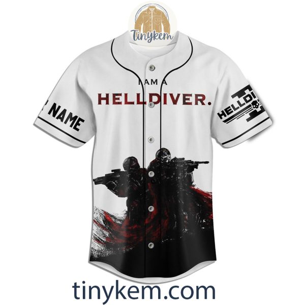 Helldiver Customized Baseball Jersey