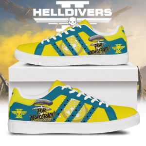 Helldivers Leather Skate Shoes