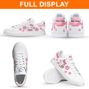 Hello Kitty Customized Leather Skate Shoes2B2 xrIqI