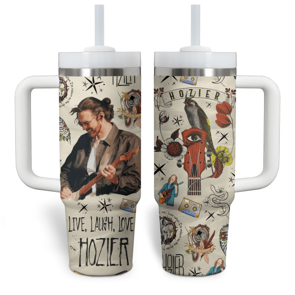 Hozier 40Oz Tumbler: Live, Laugh, Love