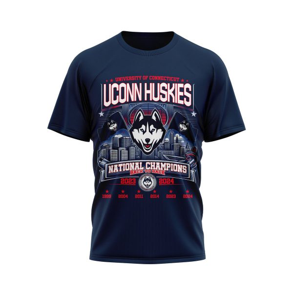 Huskies Back2back National Champions 2024 Shirt, Hoodie