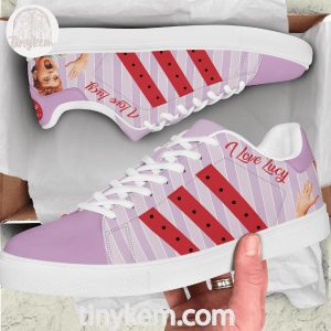 I Love Lucy Customized Leather Skate Shoes 2 ei9vx