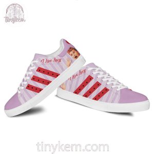 I Love Lucy Customized Leather Skate Shoes 3 RoYau