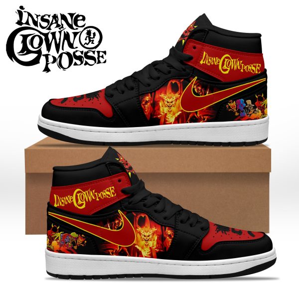 Insane Clown Posse Air Jordan 1 High Top Shoes