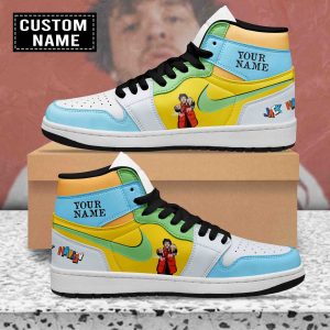 Jack Harlow Customized Air Jordan 1 High Top Shoes