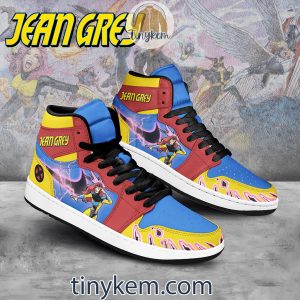 Jean Grey X men Customized Air Jordan 1 High Top Shoes2B3 xzPCH