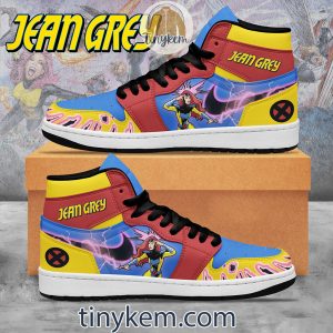 Jean Grey X men Customized Air Jordan 1 High Top Shoes2B4 LmmzR