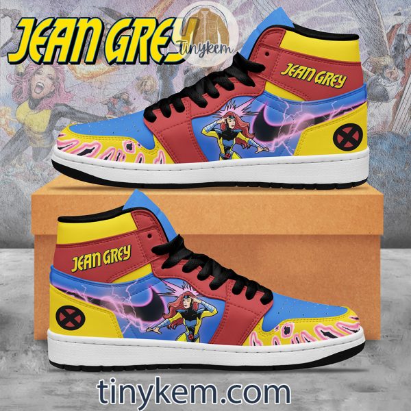 Jean Grey X-men Customized Air Jordan 1 High Top Shoes