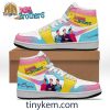 I Love Lucy Customized Leather Skate Shoes