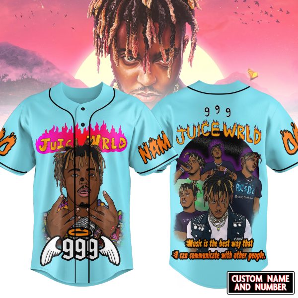 Juice WRLD 999 Customized Baseball Jersey