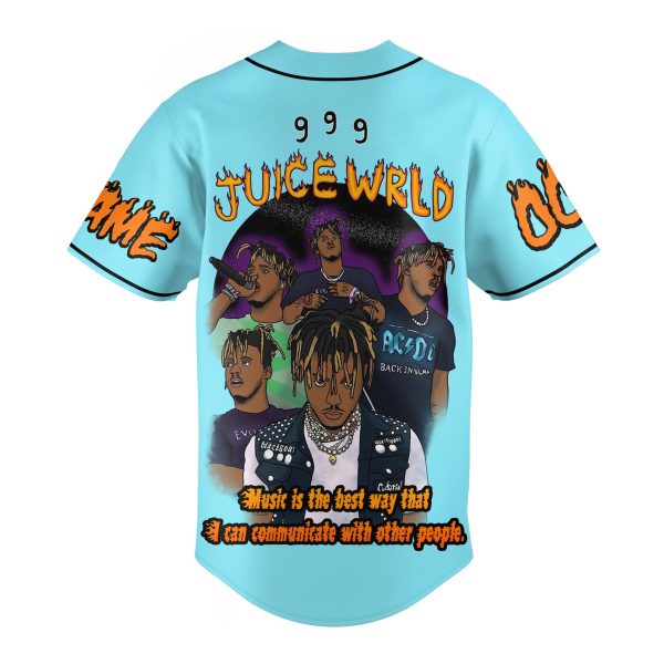 Juice WRLD 999 Customized Baseball Jersey