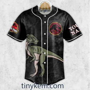Jurassic Park Customized Baseball Jersey