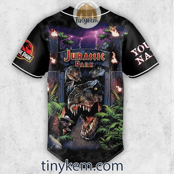 Jurassic Park Customized Baseball Jersey