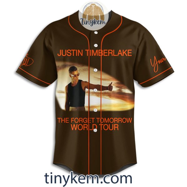 Justin Timberlake 2024 Tour Customized Baseball Jersey