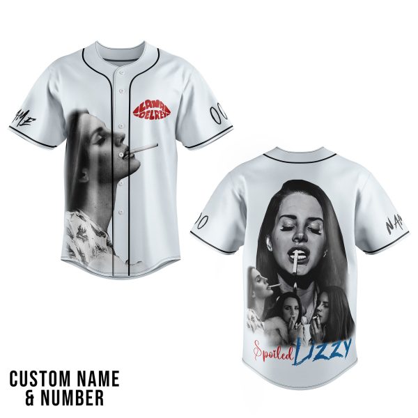 Lana Del Rey Spoiled Lizzy Customized Baseball Jersey