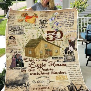 Little House on the Prairie 50th Anniversary Quilt Blanket2B6 CArTo