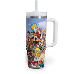 Looney Tunes 40 Oz Tumbler All Characters2B3 SBXm1