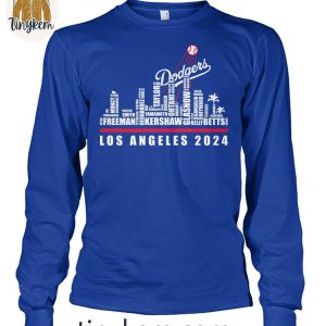 Los Angeles Dodgers 2024 Roster Shirt 4 88W97