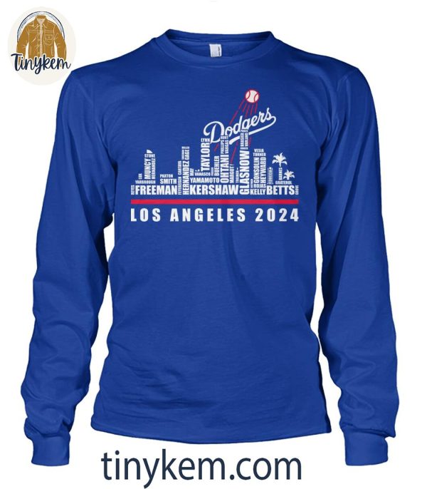 Los Angeles Dodgers 2024 Roster Shirt