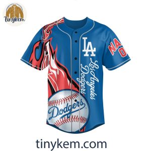 Los Angeles Dodgers Custom Baseball Jersey