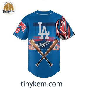 Los Angeles Dodgers Custom Baseball Jersey 3 0wRcs