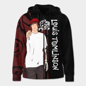 Louis Tomlinson Zipper Hoodie: You Kill My Mind