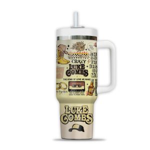 Luke Combs Customized 40Oz Tumbler Western Cowboy Style2B2 cSYw7