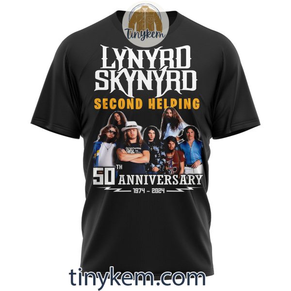 Lynyrd Skynyrd Second Helping Shirt: 50th Anniversary