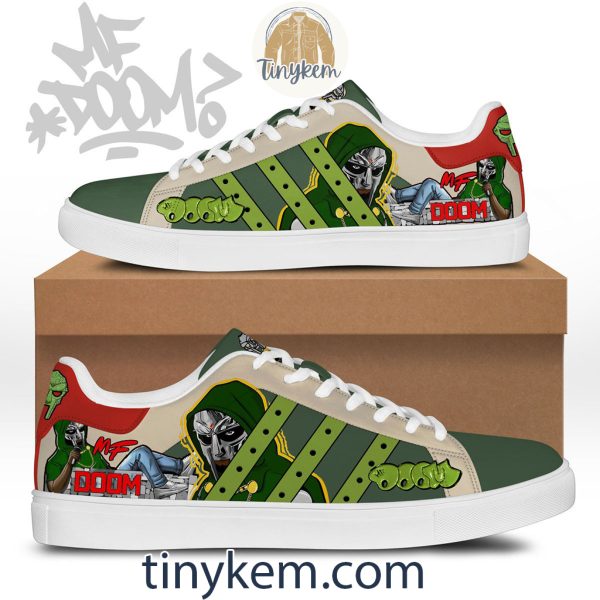 MF Doom Leather Skate Low Top Shoes