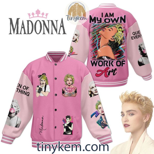Madonna Baseball Jacket: I Am My Own Work Of Art