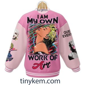 Madonna Baseball Jacket I Am My Own Work Of Art2B3 26SWL