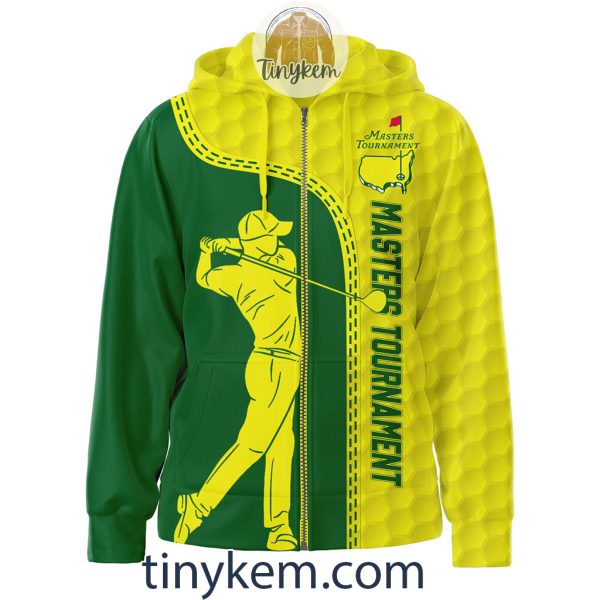 Master Tournament Zipper Hoodie: Gift for Golf Lovers