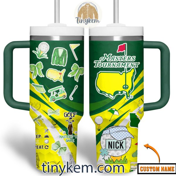 Masters Tournament Customized 40 Oz Tumbler: Gift For Golf Lovers
