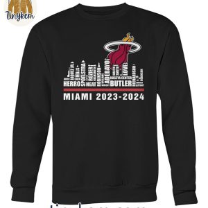 Miami Heat 2024 Roster Shirt 3 59Dt5